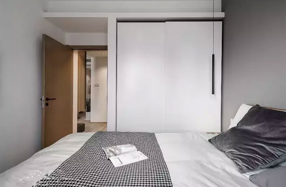 衣柜不装门好不好,入墙式推拉门衣柜,定制衣柜