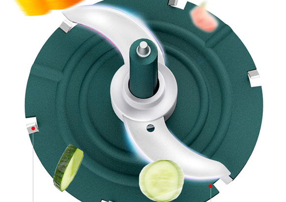 LIVEN/利仁电动小型多功能绞肉机/搅拌机G-17