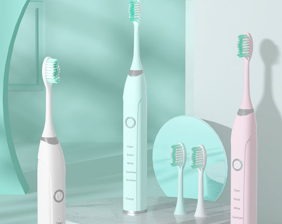 南极人充电式美白声波电动牙刷/全自动软毛防水牙刷！