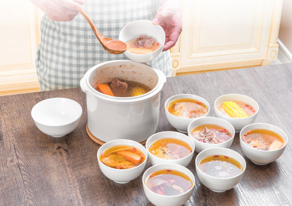 美益炖全自动大容量隔水电炖锅，煮粥煲汤神器！