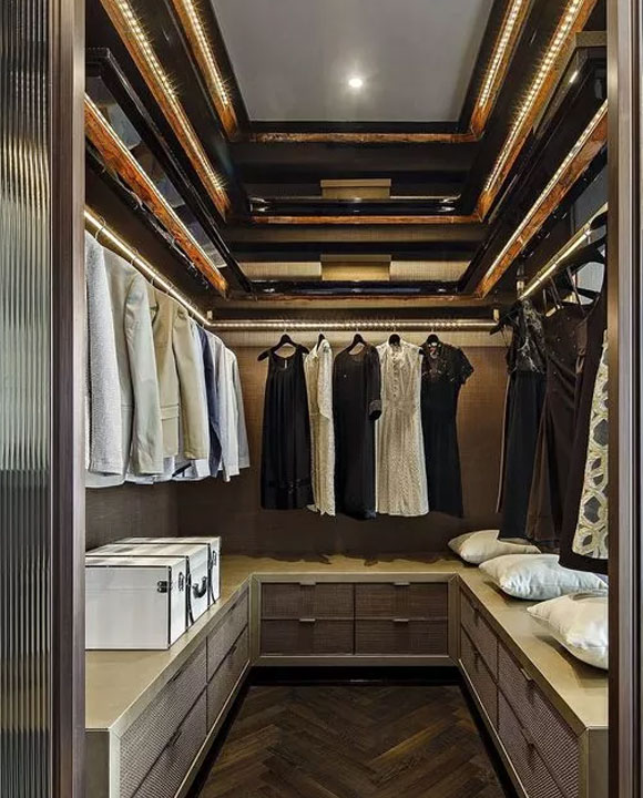 衣帽间装修,步入式衣帽间装修,小户型不能装衣帽间,小面积卧室装修