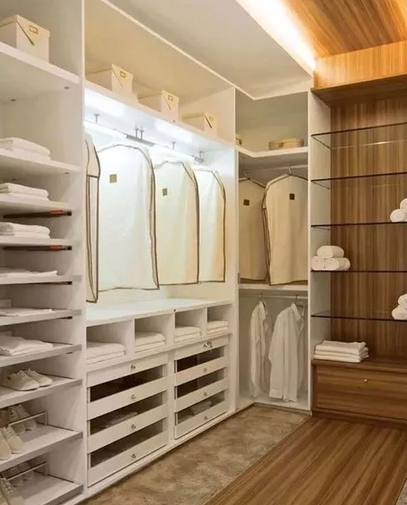 衣帽间装修,步入式衣帽间装修,小户型不能装衣帽间,小面积卧室装修