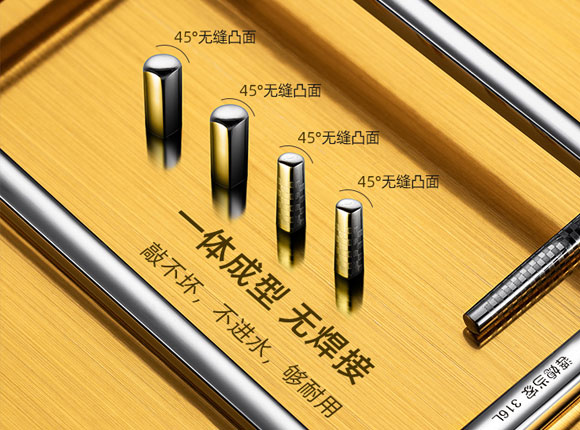 婆媳当家防滑防霉耐高温316L不锈钢金属筷子