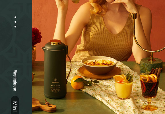 美国西屋小型迷你免滤豆浆机/榨汁杯/破壁机/魔食杯