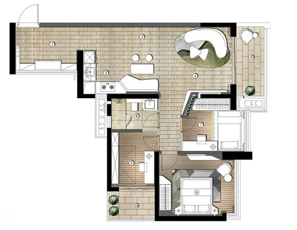 现代风格装修设计