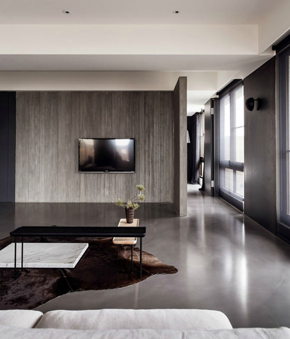 现代风格两房装修