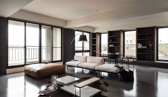 现代风格两房装修