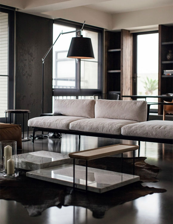 现代风格两房装修