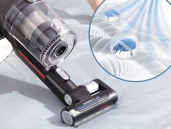 美的P7小型家用大吸力除尘螨免弯腰无线吸尘器