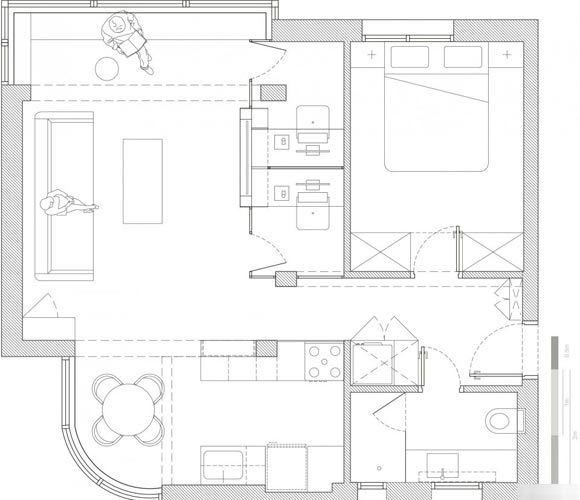 单身公寓装修设计