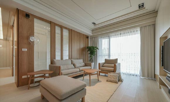 日系简约风格三房装修设计