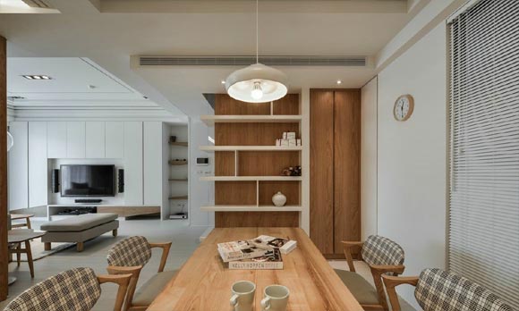 日系简约风格三房装修设计