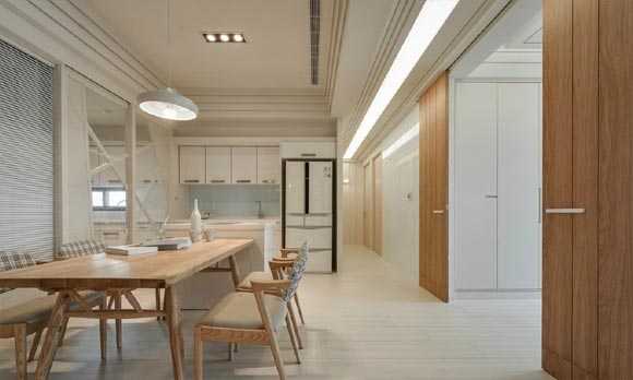 日系简约风格三房装修设计