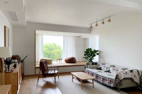 客厅装修,客厅装飘窗