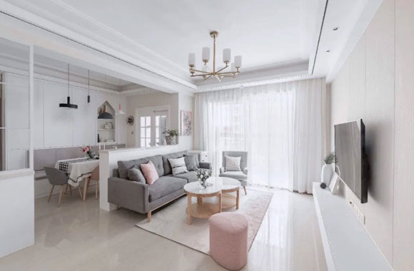 客餐厅一体装修设计