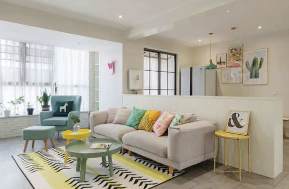 客餐厅一体装修设计