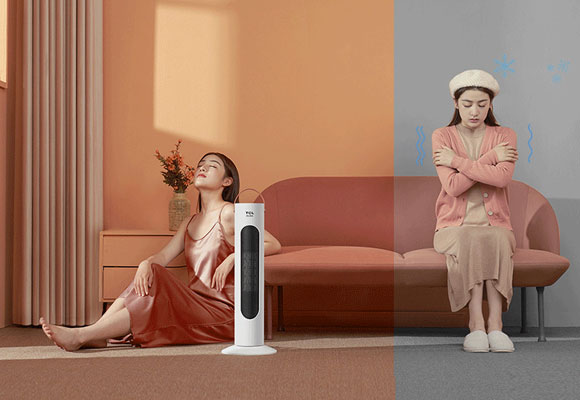 TCL速热取暖器节能省电立式电暖器小太阳暖风机