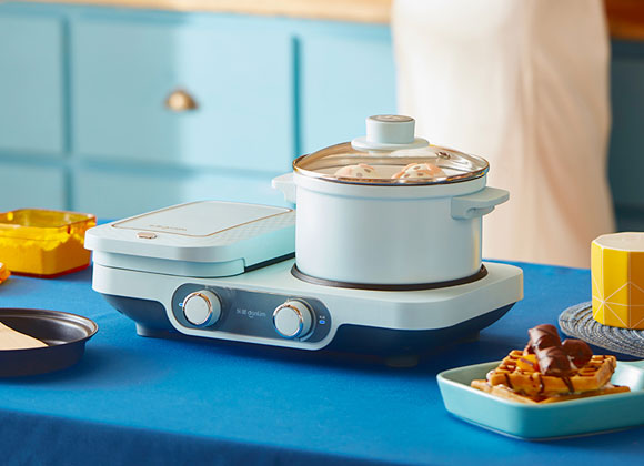 东菱三明治多功能早餐机/小型华夫饼机网红轻食机