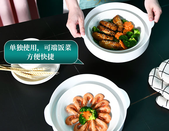 韩美菲多层滑门饭菜保温罩/防尘罩，食物防苍蝇神器