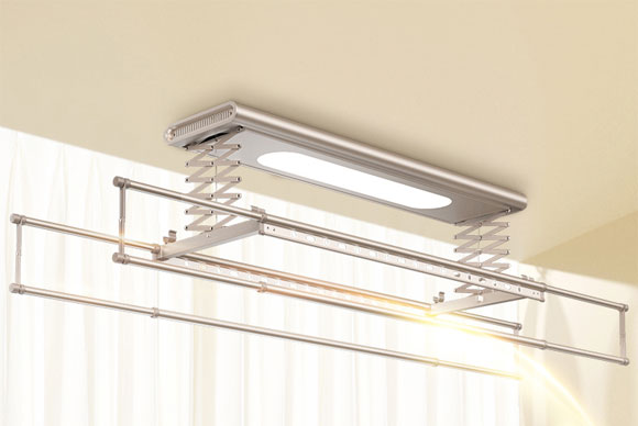 AUPU/奥普L7遥控智能电动升降LED照明晾衣架