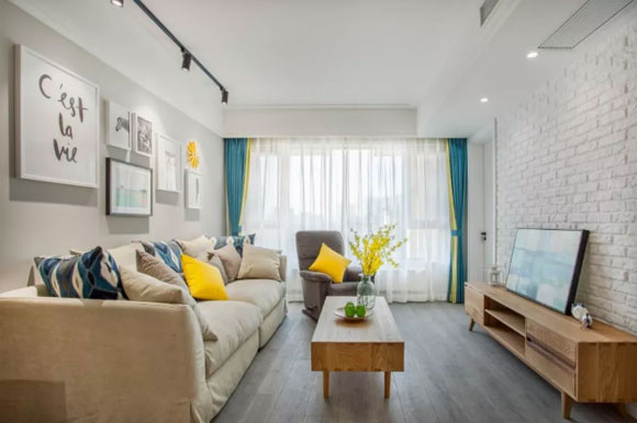 客厅电视墙沙发墙装修设计