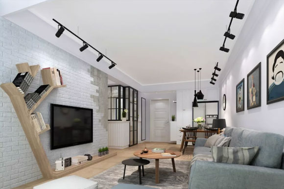 客厅电视墙沙发墙装修设计