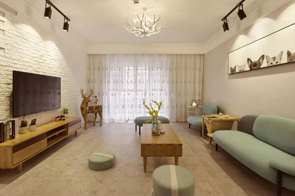 客厅电视墙沙发墙装修设计