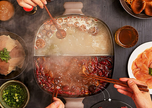 小熊无极调温多功能鸳鸯电火火锅