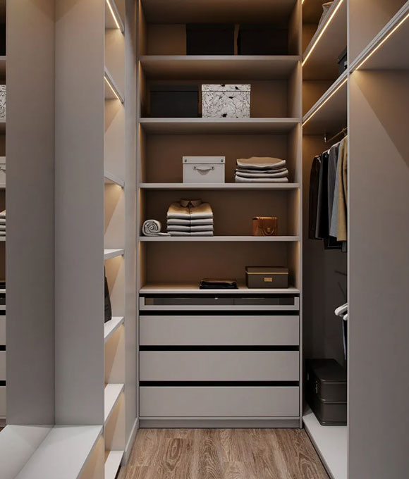 轻奢风复式装修设计