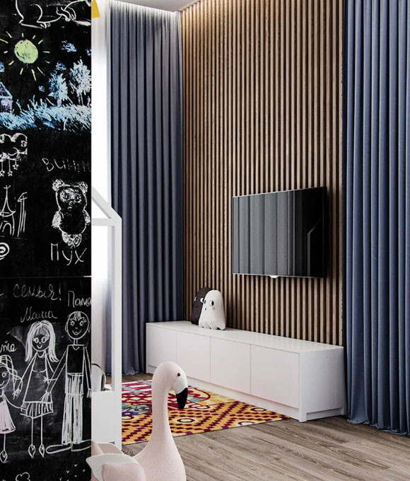 轻奢风复式装修设计