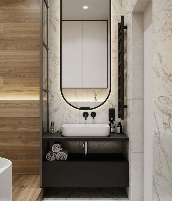 轻奢风复式装修设计