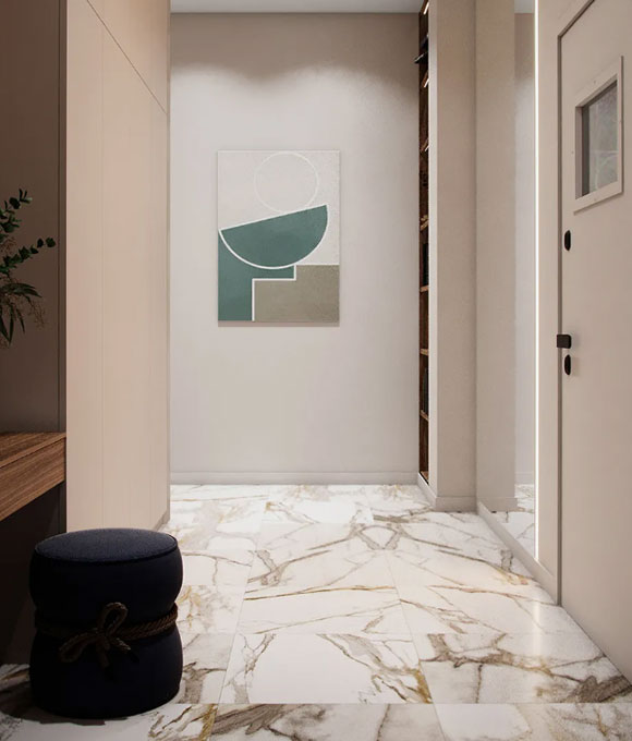 轻奢风复式装修设计