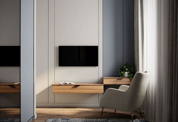 轻奢风复式装修设计