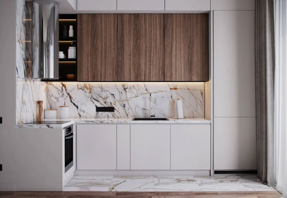 轻奢风复式装修设计