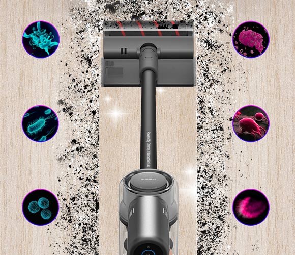 dreame追觅V12手持无线小型大吸力静音除螨吸尘器