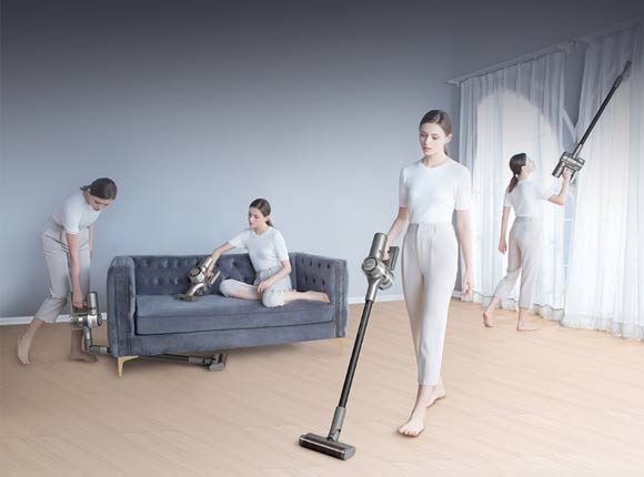 dreame追觅V12手持无线小型大吸力静音除螨吸尘器