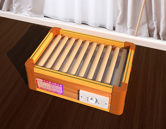 多本红双喜实木小型节能取暖器/暖脚器/烤火器