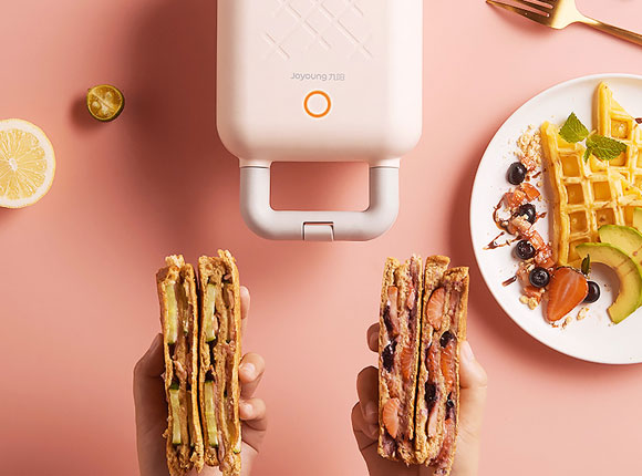 Joyoung/九阳小型多功能三明治早餐机,全家人的早餐神器