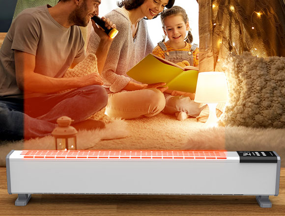 美菱节能省电速热踢脚线取暖器/电暖气片/暖风机