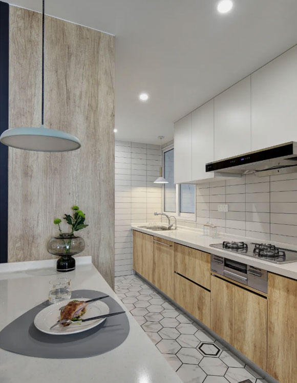 轻奢风三房装修设计