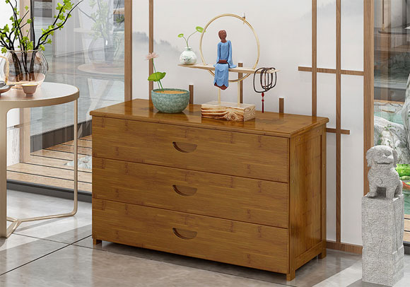 Airiter/艾芮特简约现代多功能楠竹五斗柜/收纳储物柜