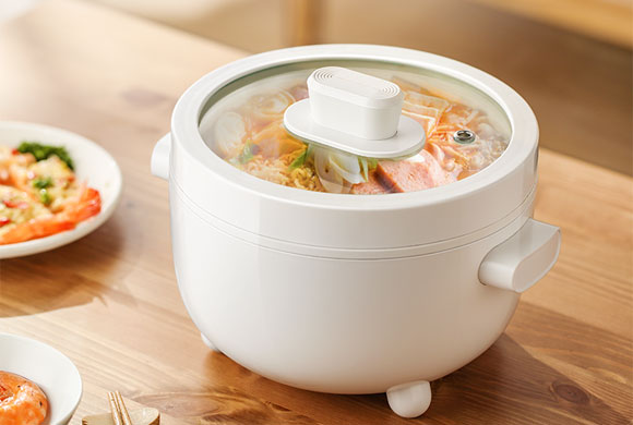 olayks出口原款多功能电热火锅