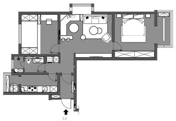 简约风格婚房装修设计