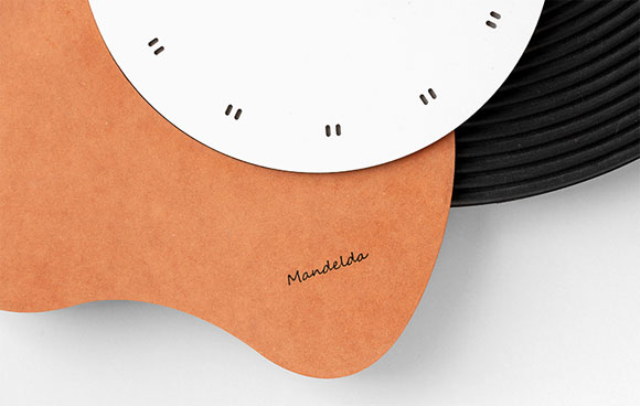 mandelda北欧轻奢个性创意大气时尚艺术墙面挂钟