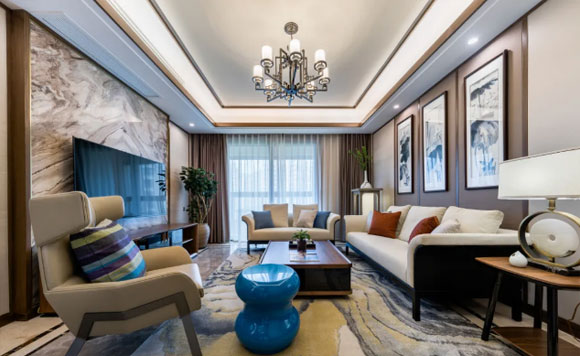 新中式风格客厅装修设计