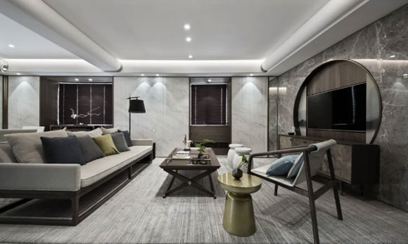 新中式风格客厅装修设计