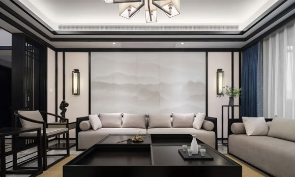 新中式风格客厅装修设计