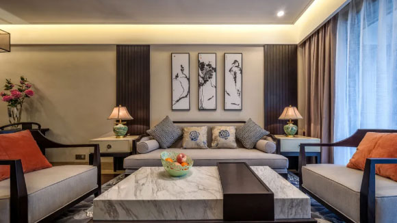 新中式风格客厅装修设计