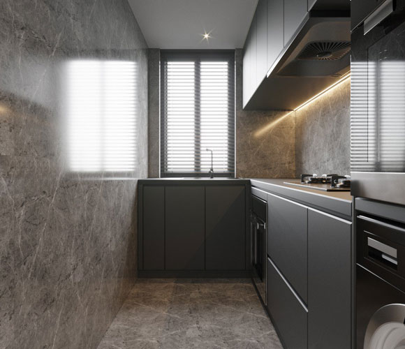 轻奢风复式装修设计