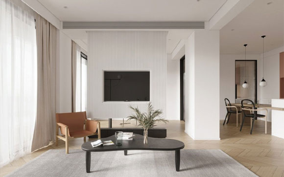 轻奢风复式装修设计